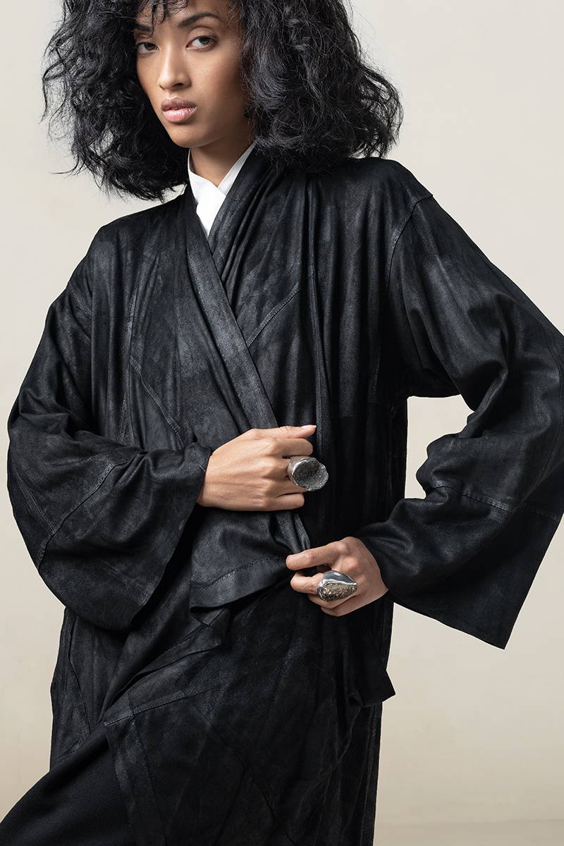 Draped Coat
