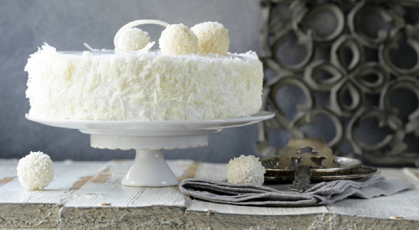 Mother's Day Coconut Cake
