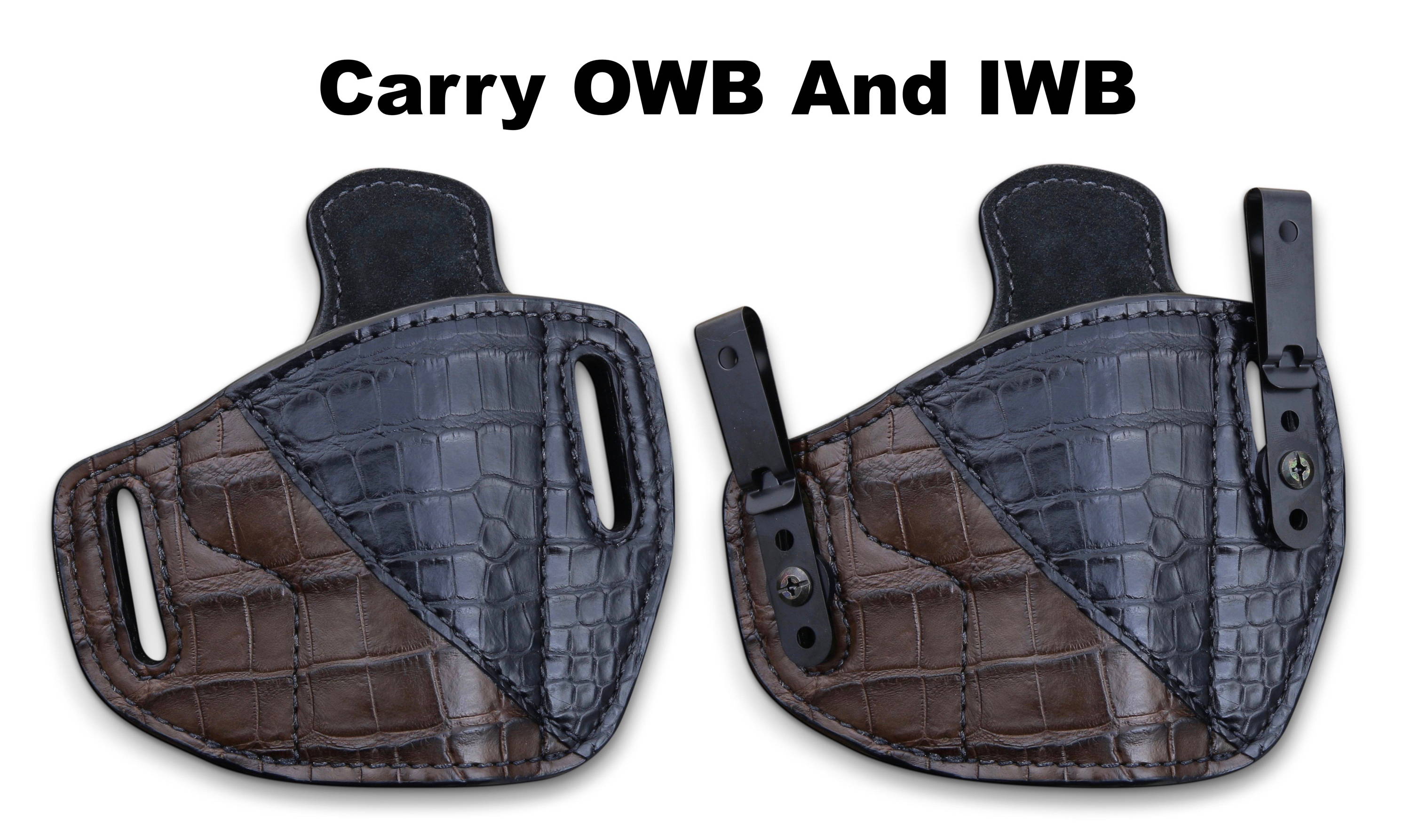 USA Custom Belt Hip Pistol Holster With extra Mag Holder Ruger P345 .45 45