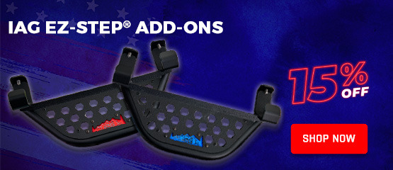 15% OFF IAG EZ-Step Add-ons for 2021+ Ford Bronco