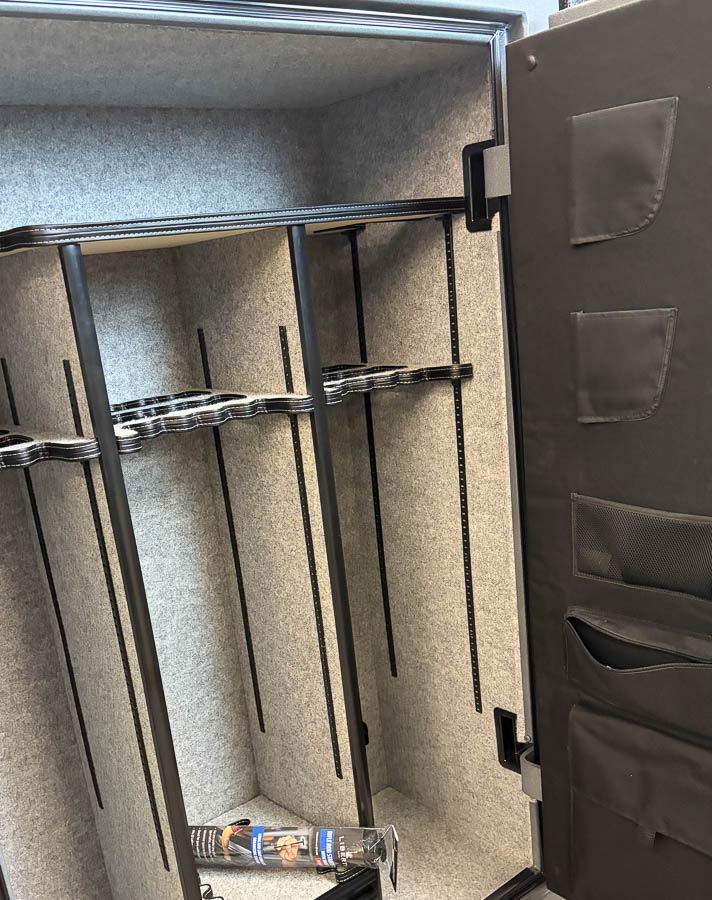 LIBERTY FATBOY JR gun safe exterior with sale price tag on door - SES spring cleaning sale