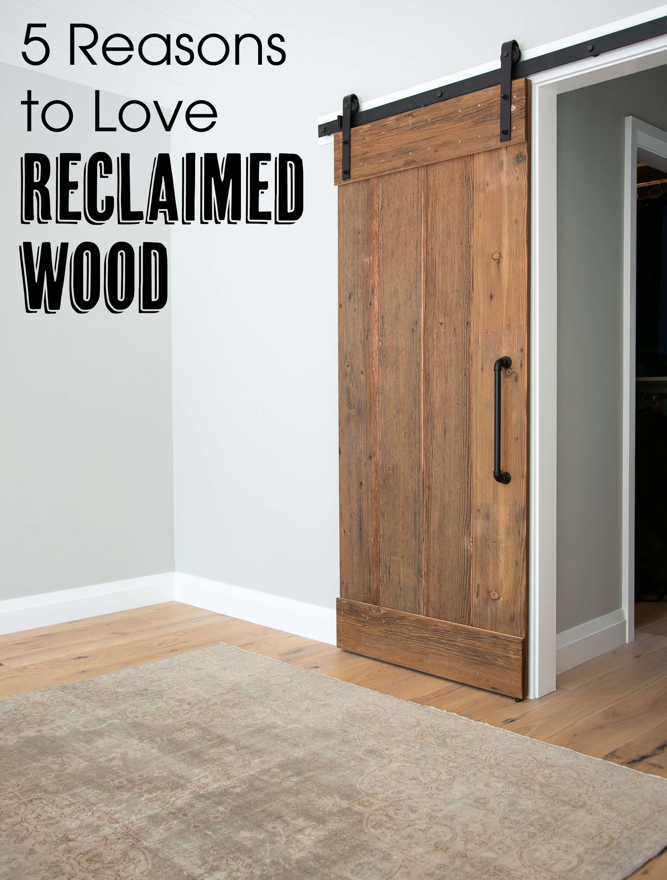 reclaimed wood barn door