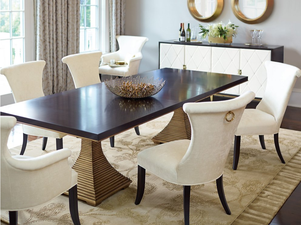 Luxury Dining Room Chairs : Modern Fabric Dining Room Furniture Luxury