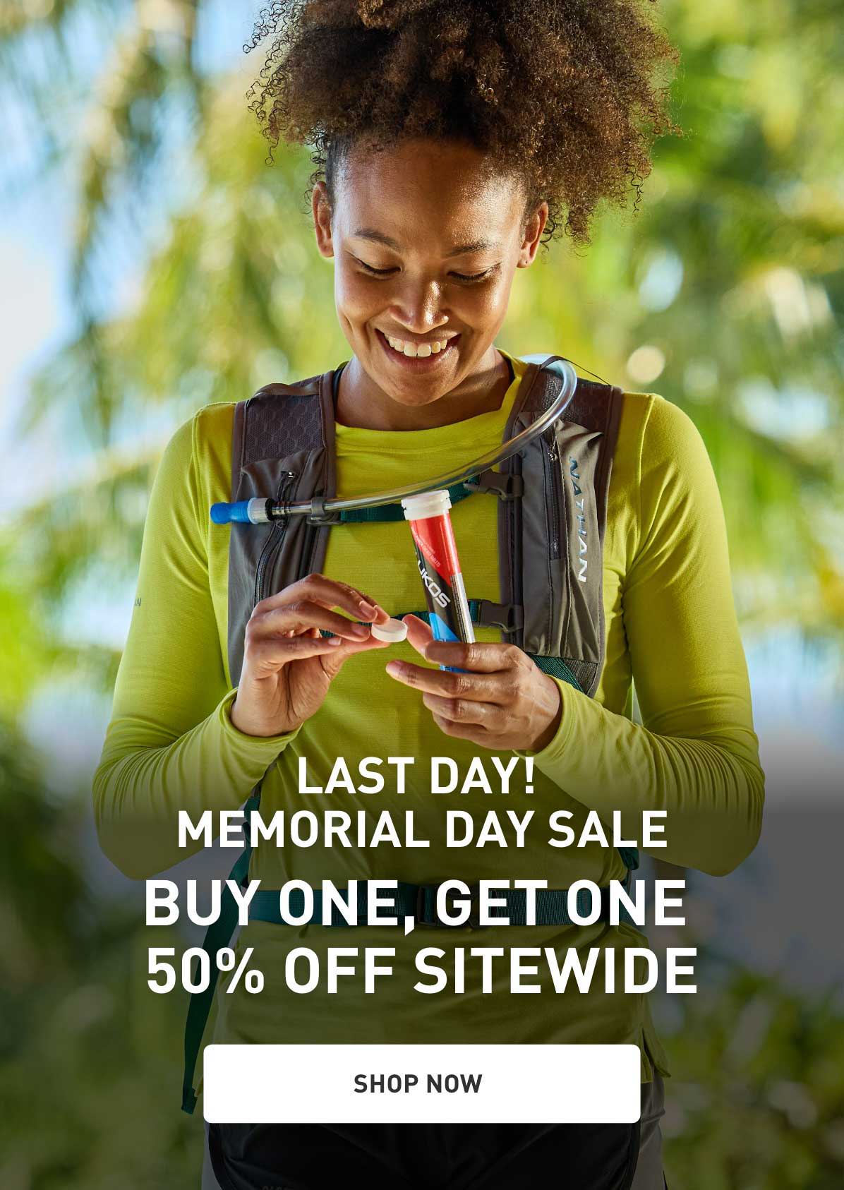 Last Day! Memorial Day Sale - Buy One, Get One 50% Off Sitewide - Shop Now