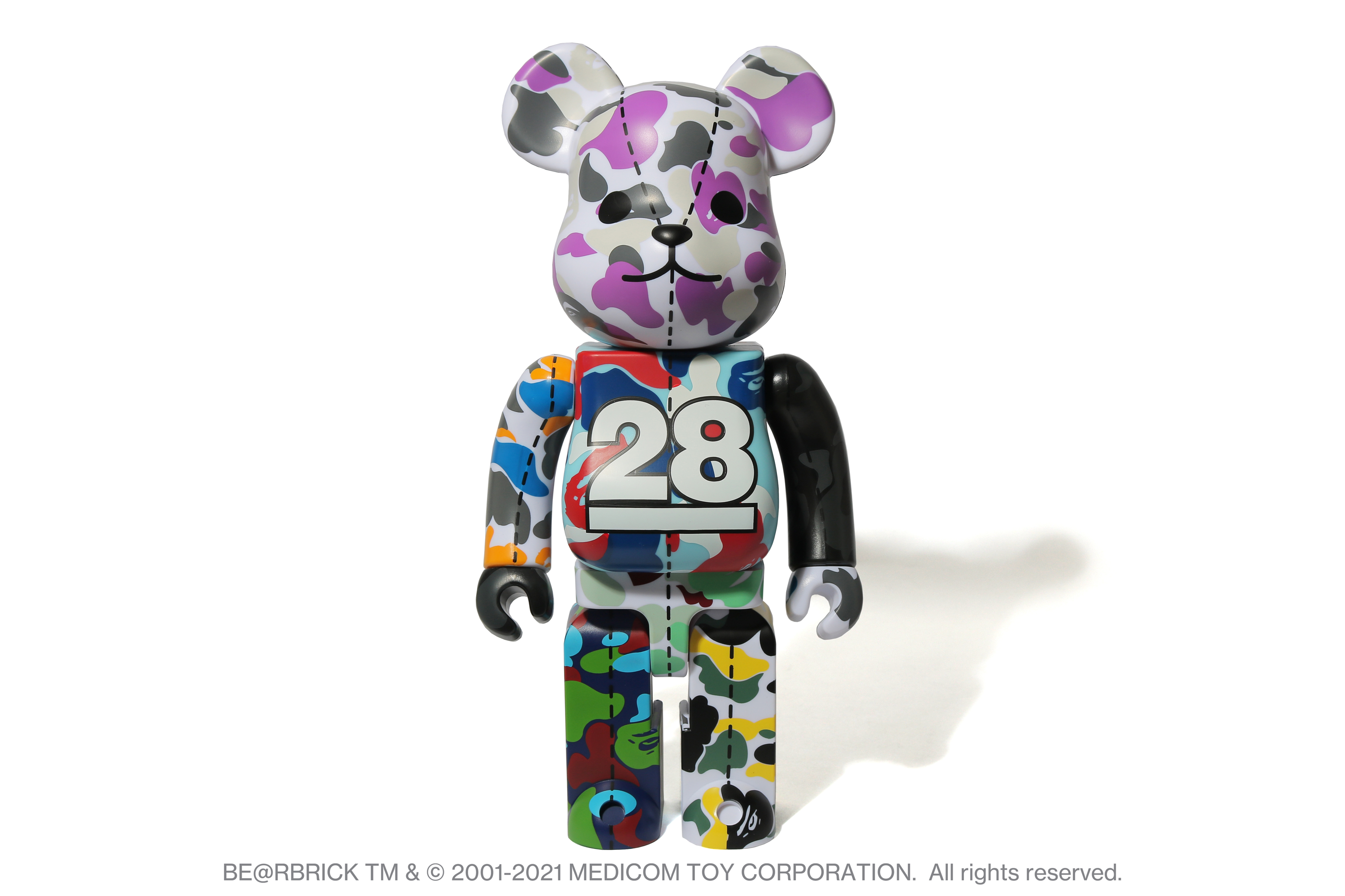 BE@RBRICK BAPE 28TH ANNIVERSARY 1000% #1