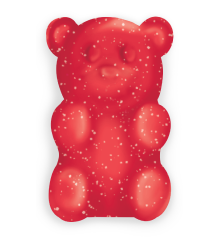 Strawberry Gummy Bear
