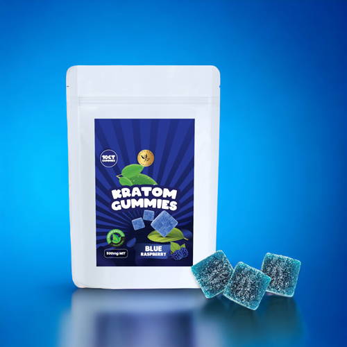 Pure Leaf Kratom Gummies Blue Raspberry