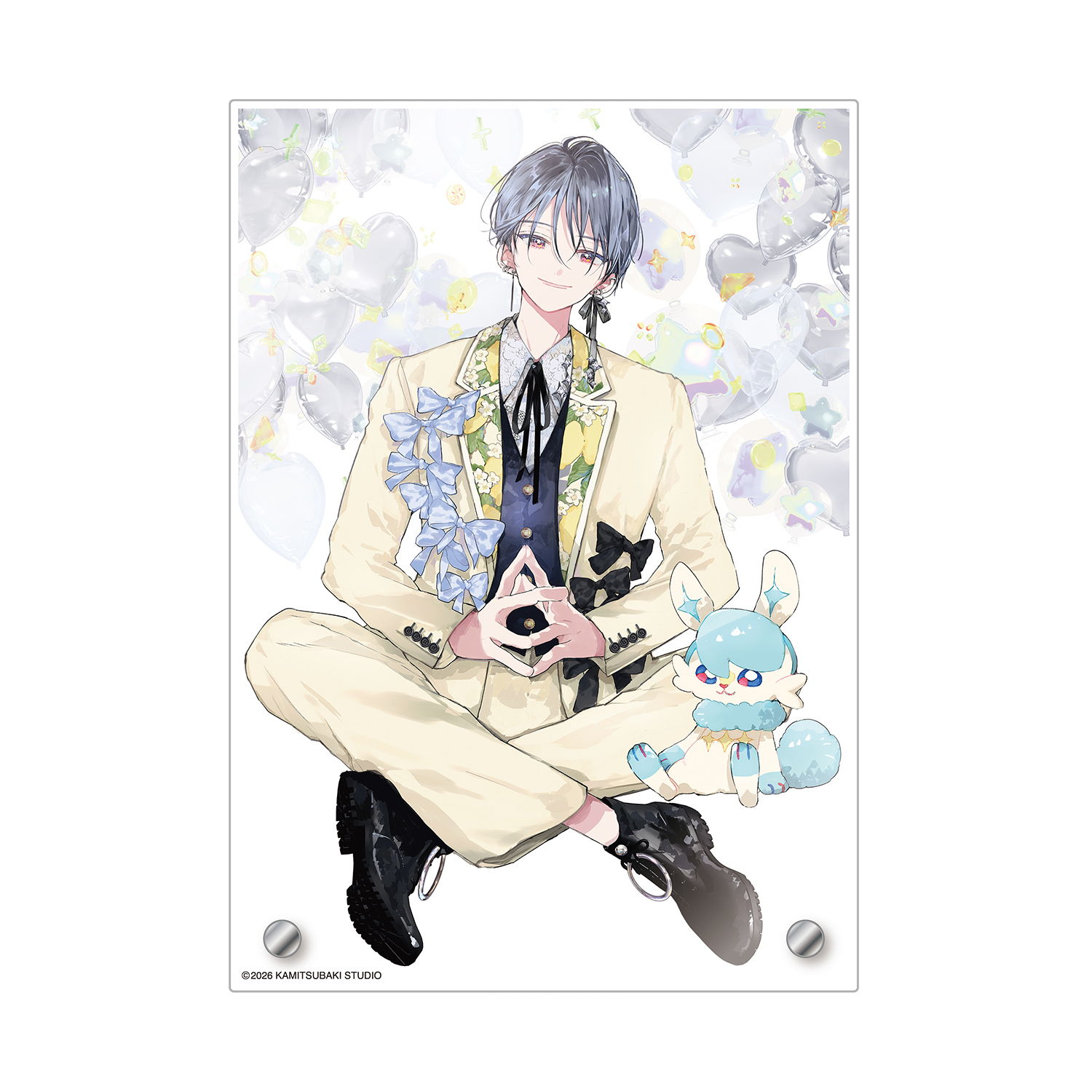 アクリルアートパネル（箔押し複製サイン＆メッセージ入り）