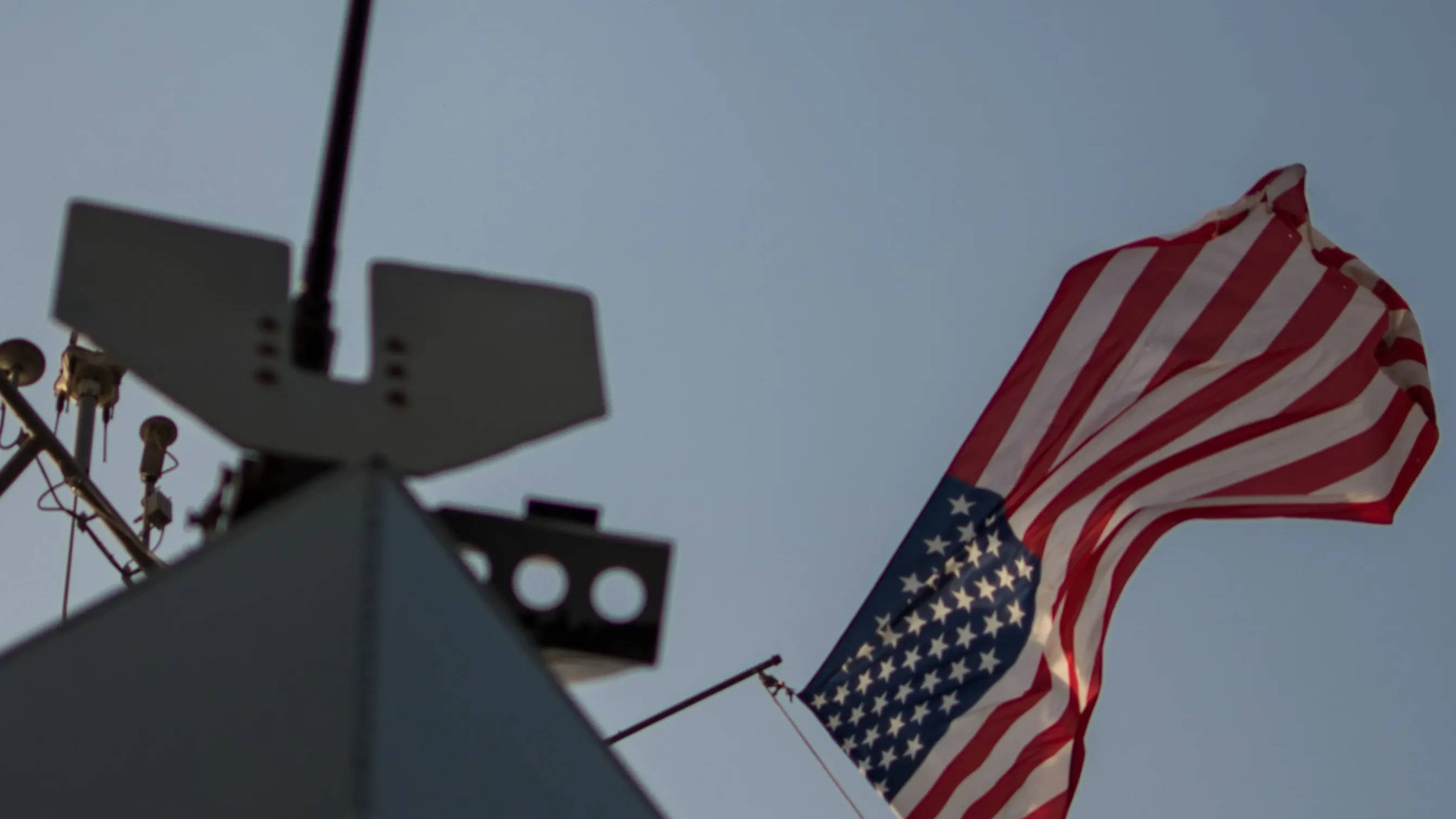 How does the military use security cameras?