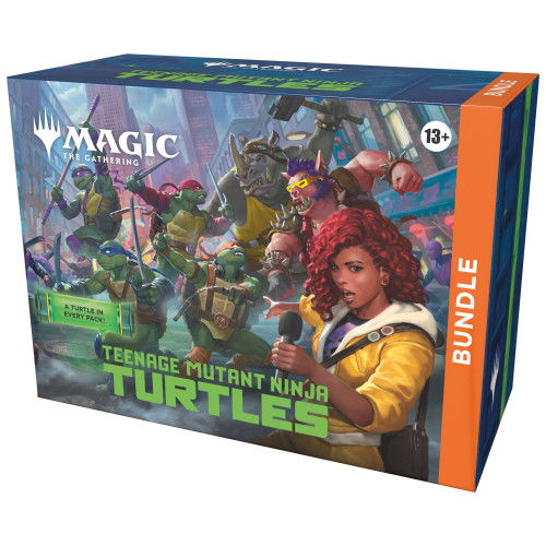Magic: The Gathering Teenage Mutant Ninja Turtles bundle box artwork.