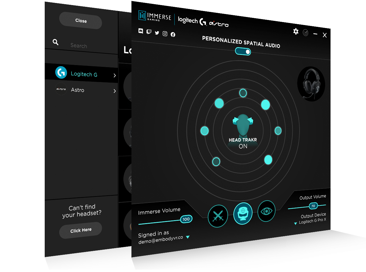 Immerse Gaming  Audio-Technica, Personalized Spatial Audio for Audio- Technica Headsets – Embody