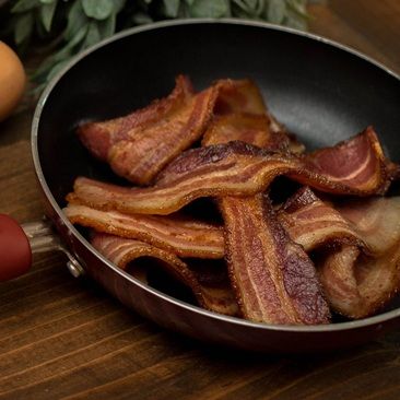 Bacon in a skillet