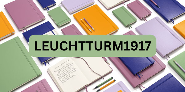 Colorful notebooks and stationery with 