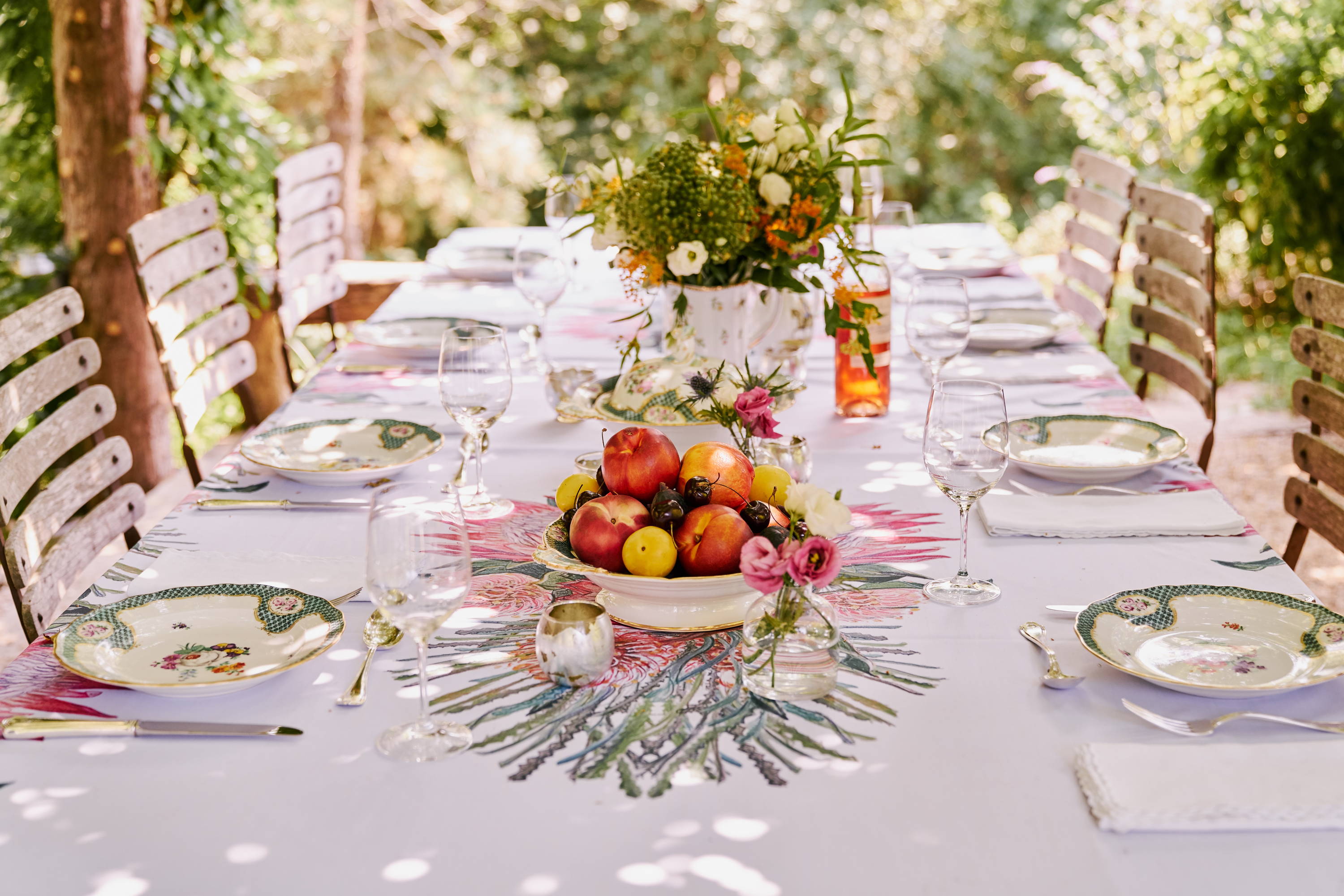 Tablescape set by Ala von Auersperg