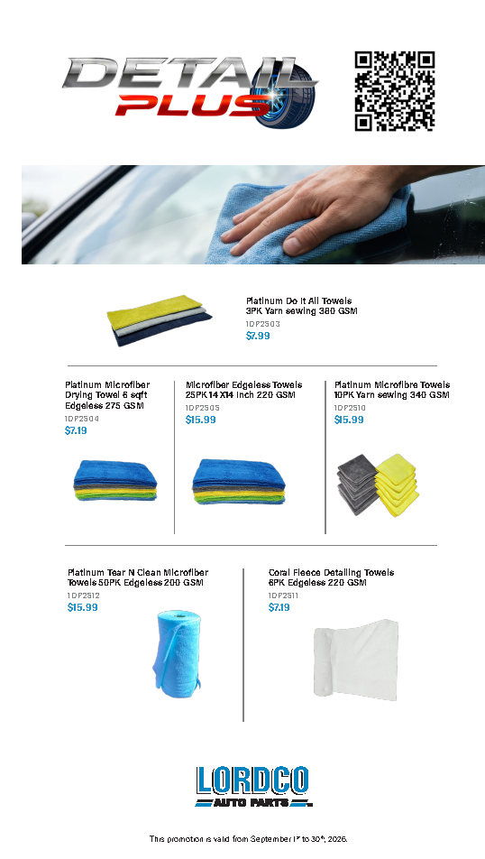 Detailing supplies from Detail Plus