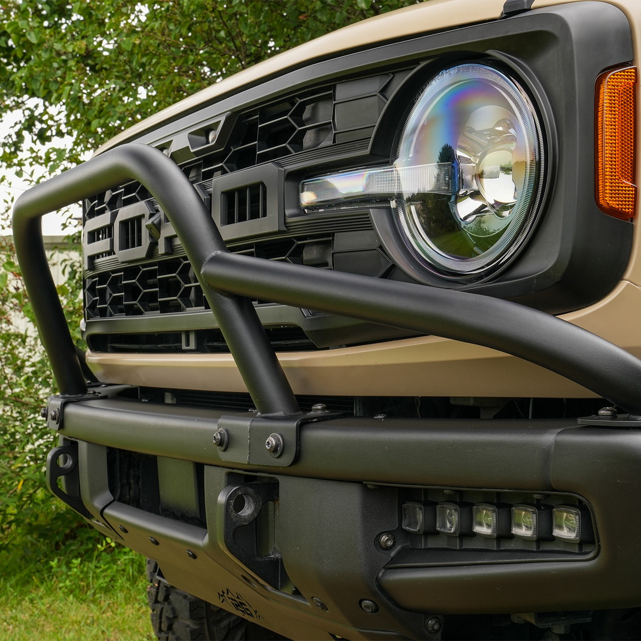 IAG Baja OEM Bull Bar for 2021+ Ford Bronco with OE Modular Bumper 