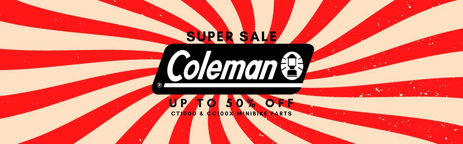 Coleman Minibike Parts Specials