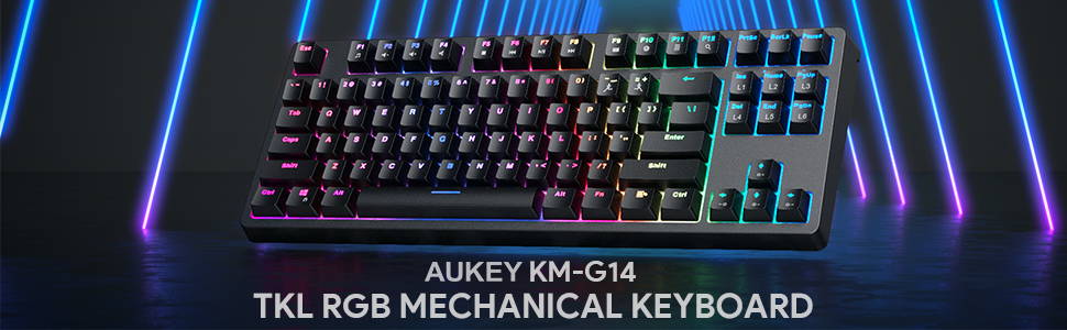 RGB MECHANICAL GAMING KEYBOARD AUKEY KM-G14 3