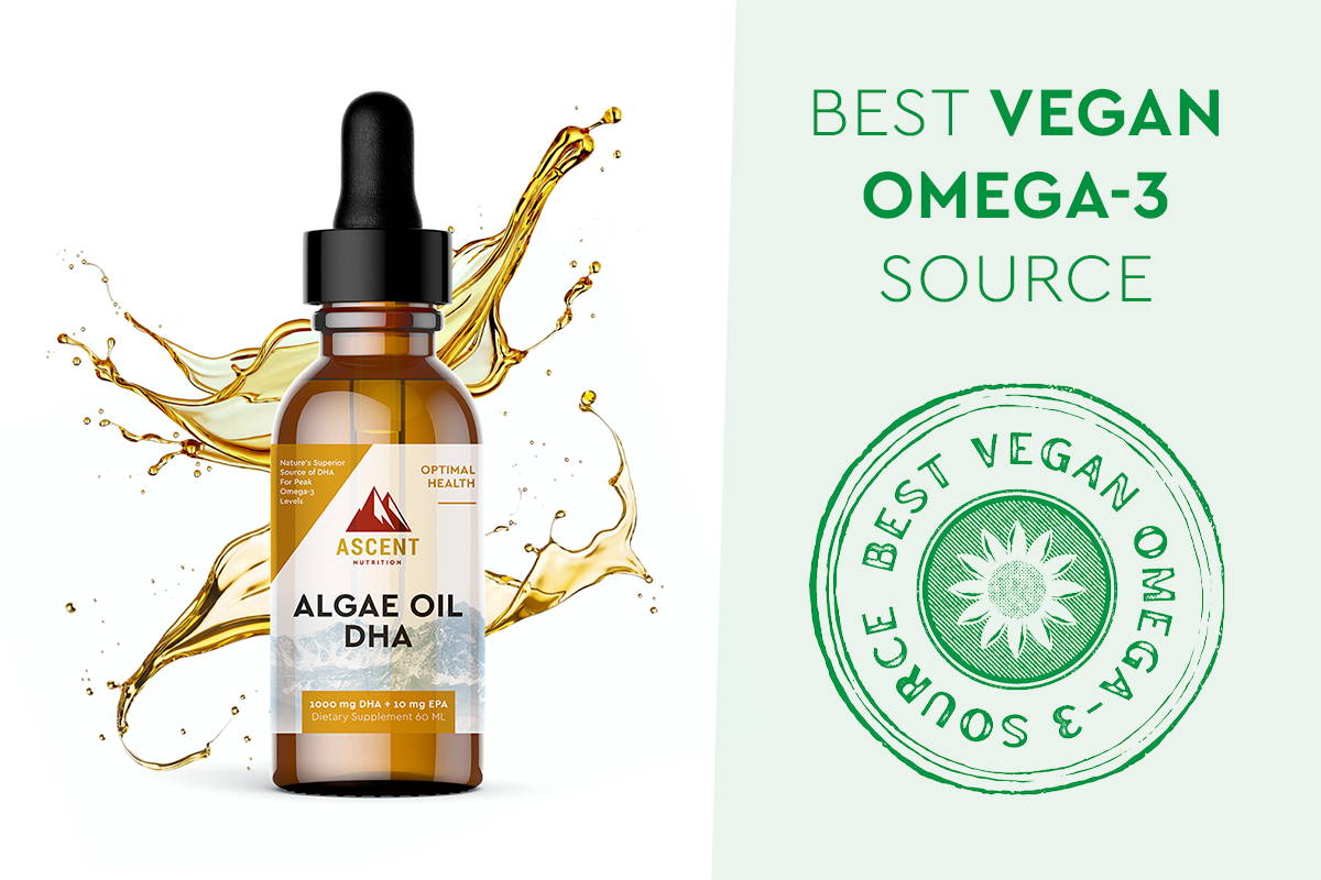 Algae Oil DHA - Best Vegan Source of Omega-3