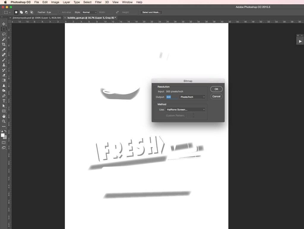 Opening Adobe PostScript file in Photoshop and only shadow areas appearing.