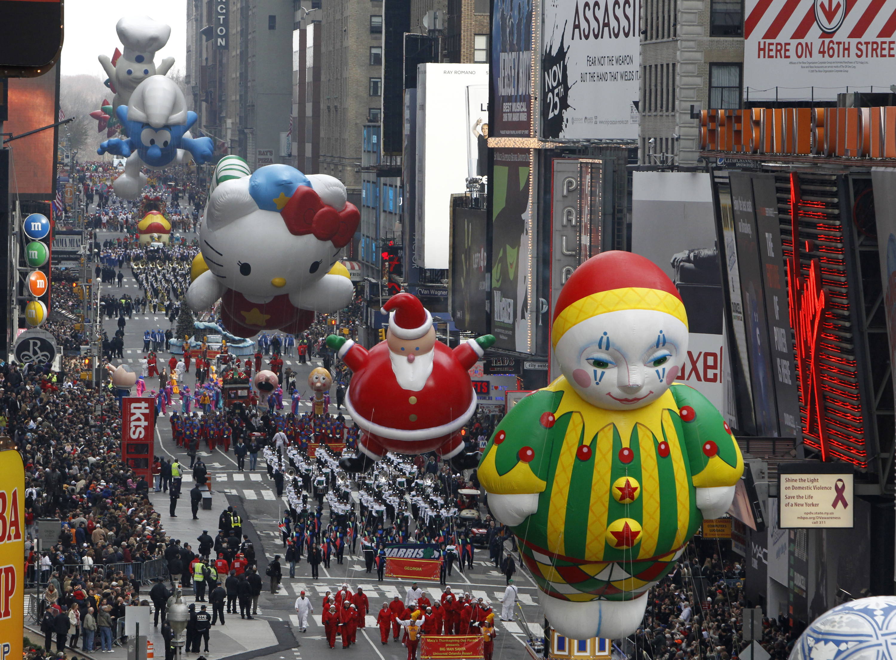 thanksgiving new york, parade, balloons