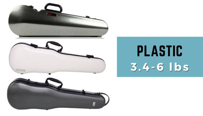 protective. strong and light plastic violin case