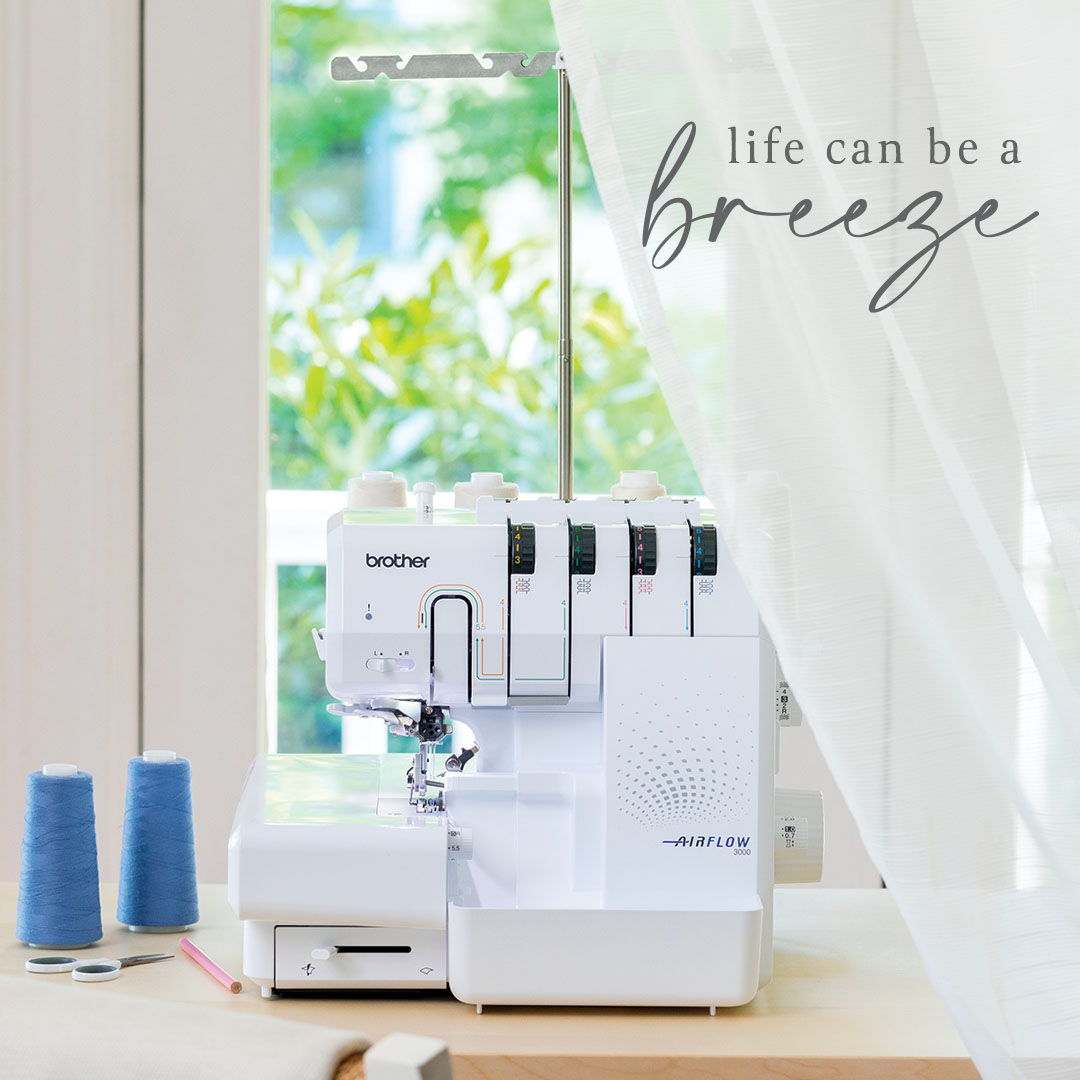 Serging Is A Breeze With The Brother AIRFLOW 3000 Serger