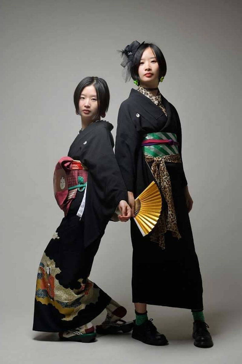 Japanisch Traditionell Kaku Obi Kimono Marineblau Gürtel Polyester Made IN Japan 