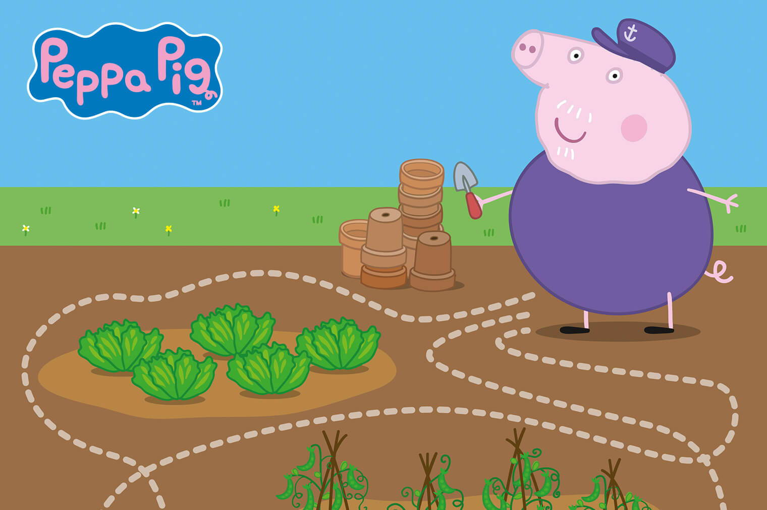 Maze Fun Peppa Pig Activity Game