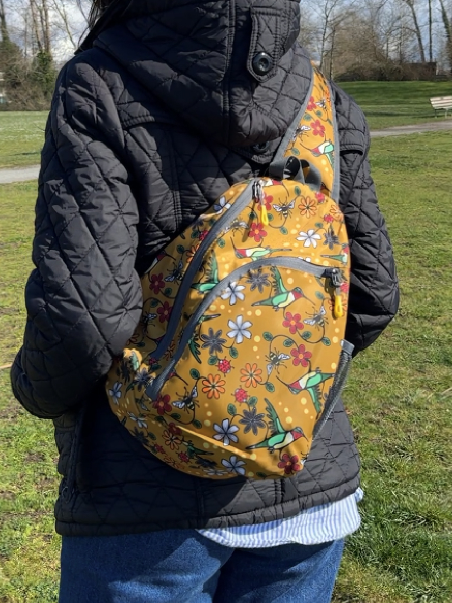 Hummingbird (Nenookaasi) Sling Pack by Storm Angeconeb