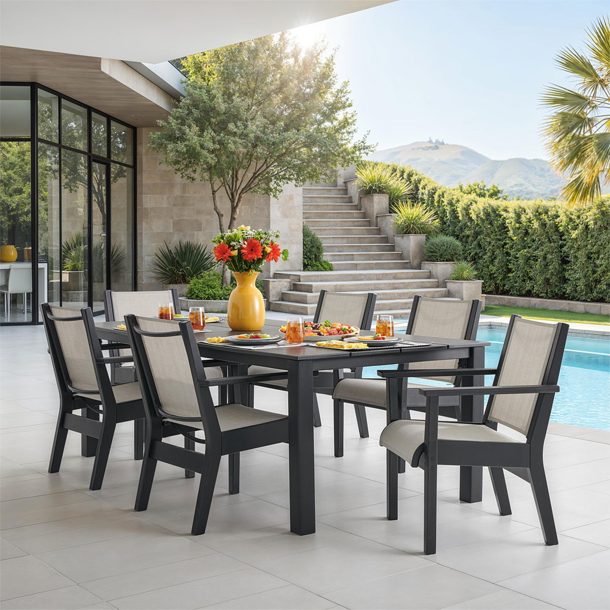 MONTAUK 7PC. PATIO DINING SET