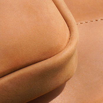 maccase full-grain leather detail
