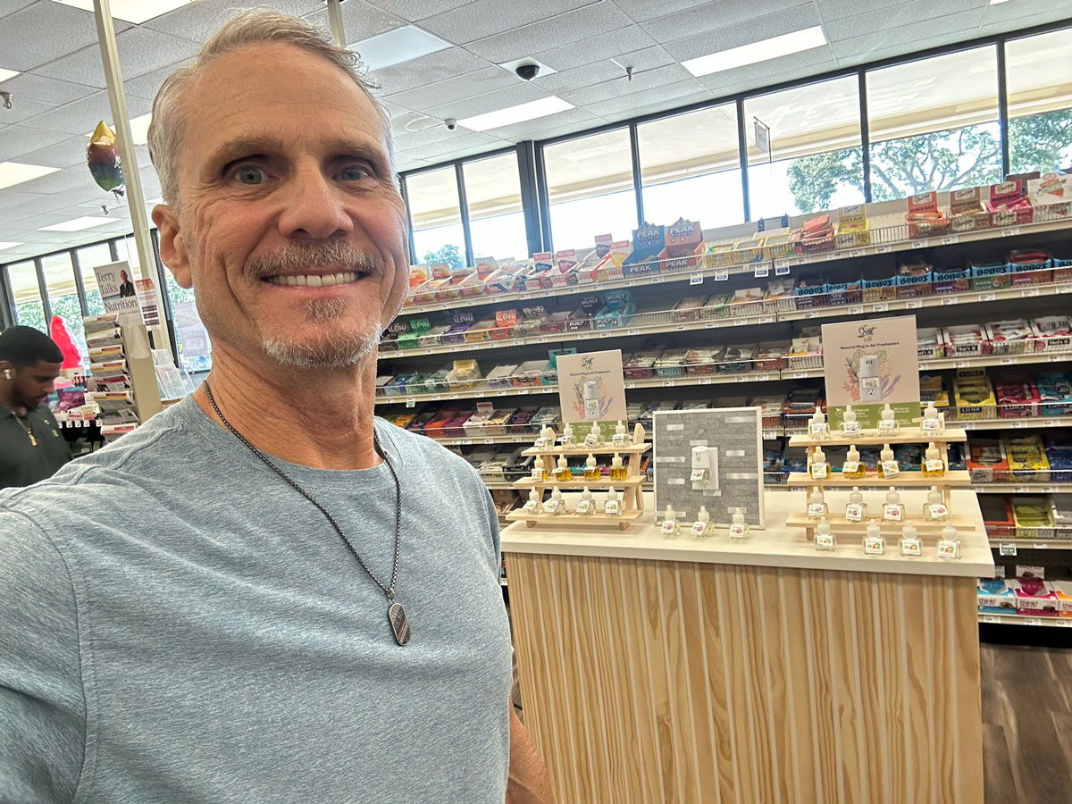 Employee at a store launch