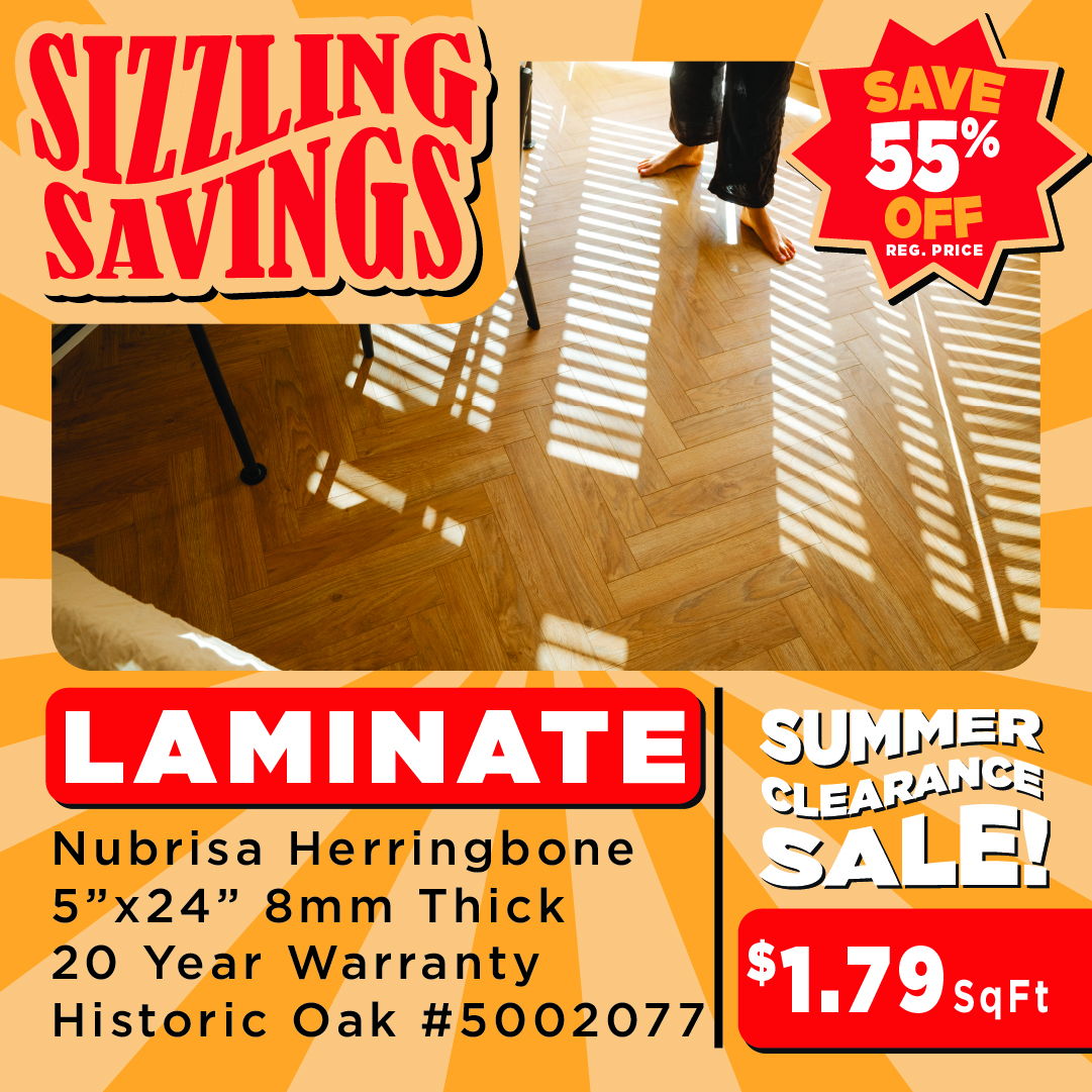 Nubrisa Herringbone Laminate Sizzling Savings