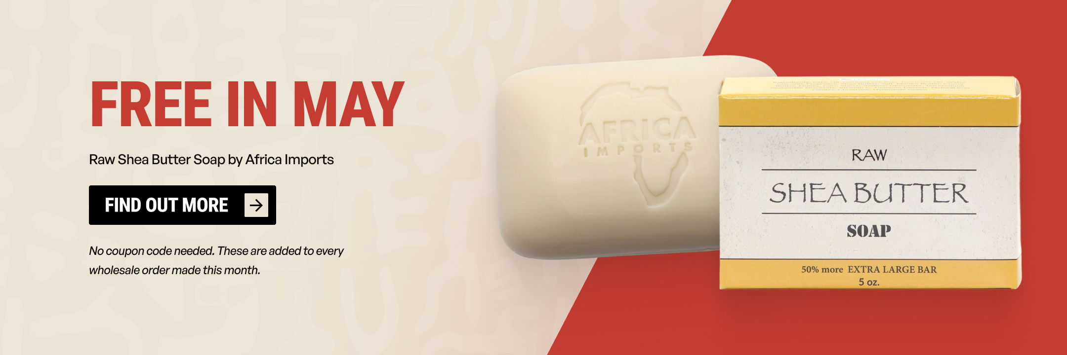 Free in May promotion for Meanitite soap.