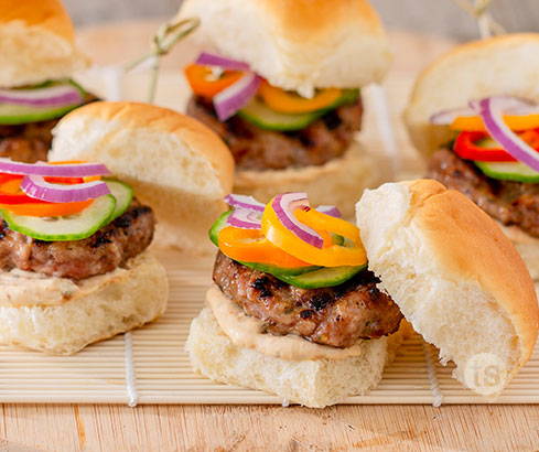 asian pork sliders