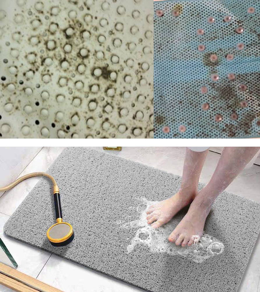 Large Rubber Bath Safety Mat with Microban