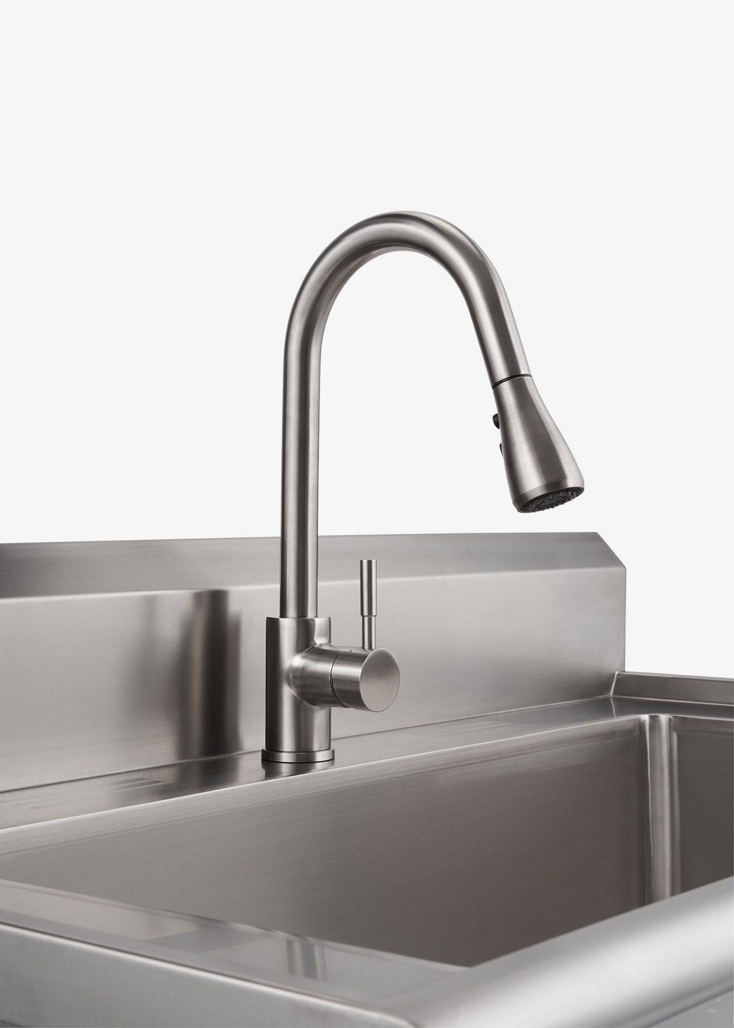 stainless steel pull out faucet