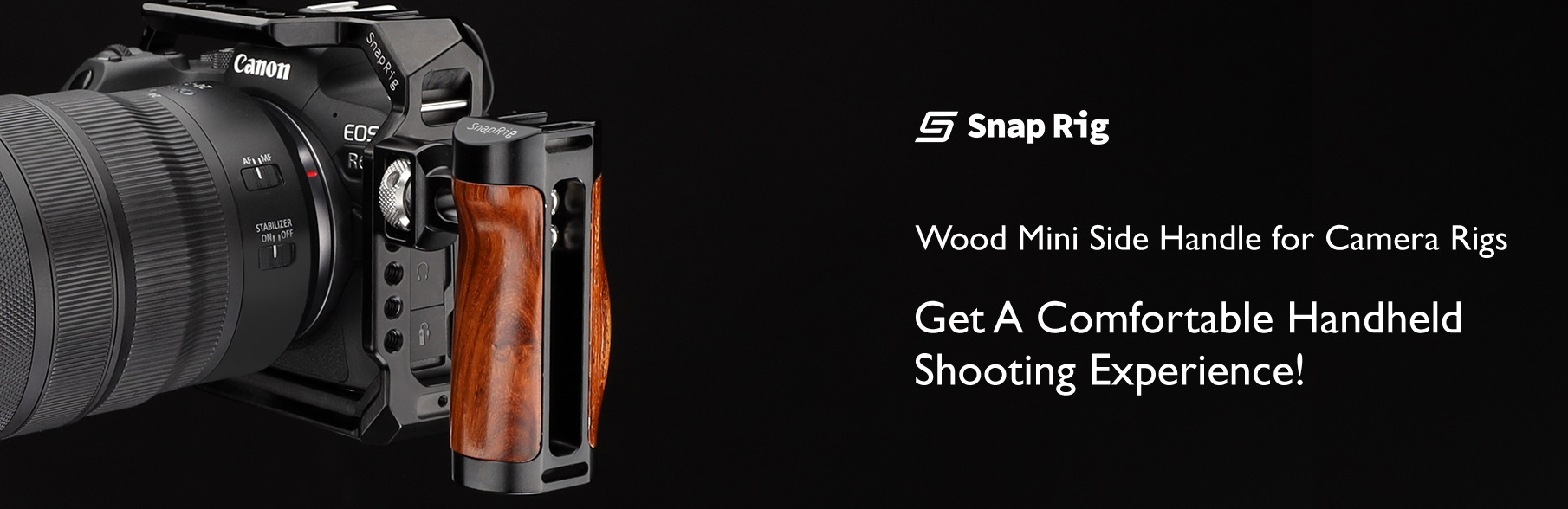 Proaim Snaprig Wood Mini Side Handle (ARRI-Style Mount) WSH-03