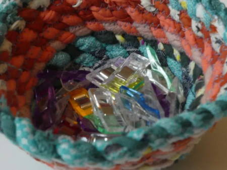 Sewing Clips in Basket