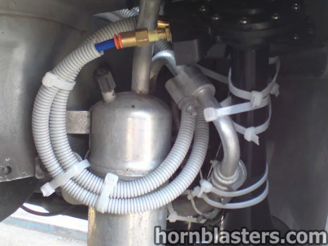 Side profile of Zsolt's 2004 Ford Focus with Shocker XL train horn install HornBlasters gallery photo 2