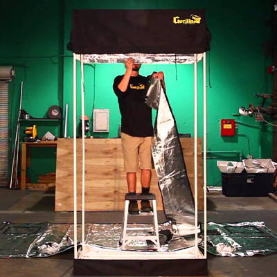 Each of the grow tents we offer come with step-by-step instructions.