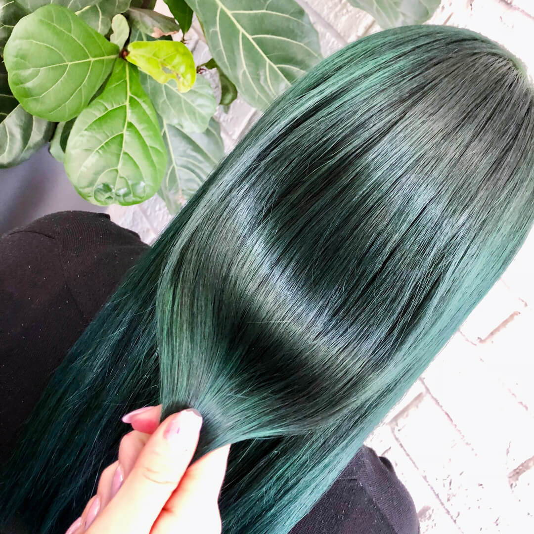 long green hair 