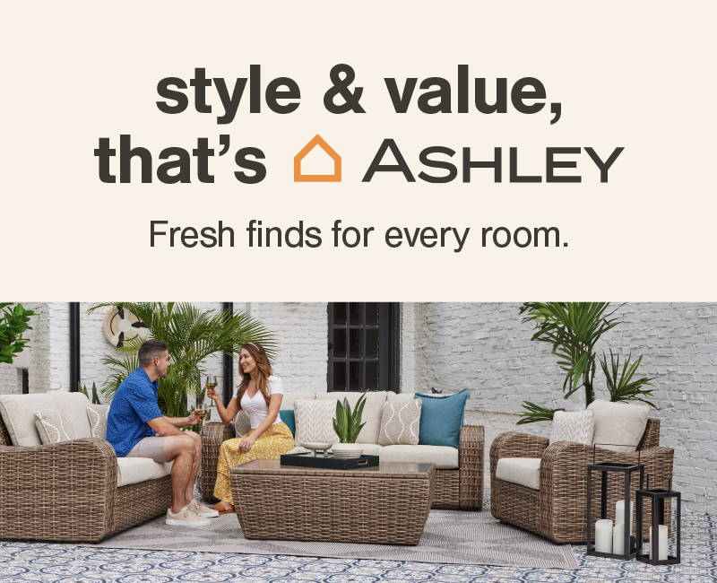 style & value that's ashley - fresh finds for every room