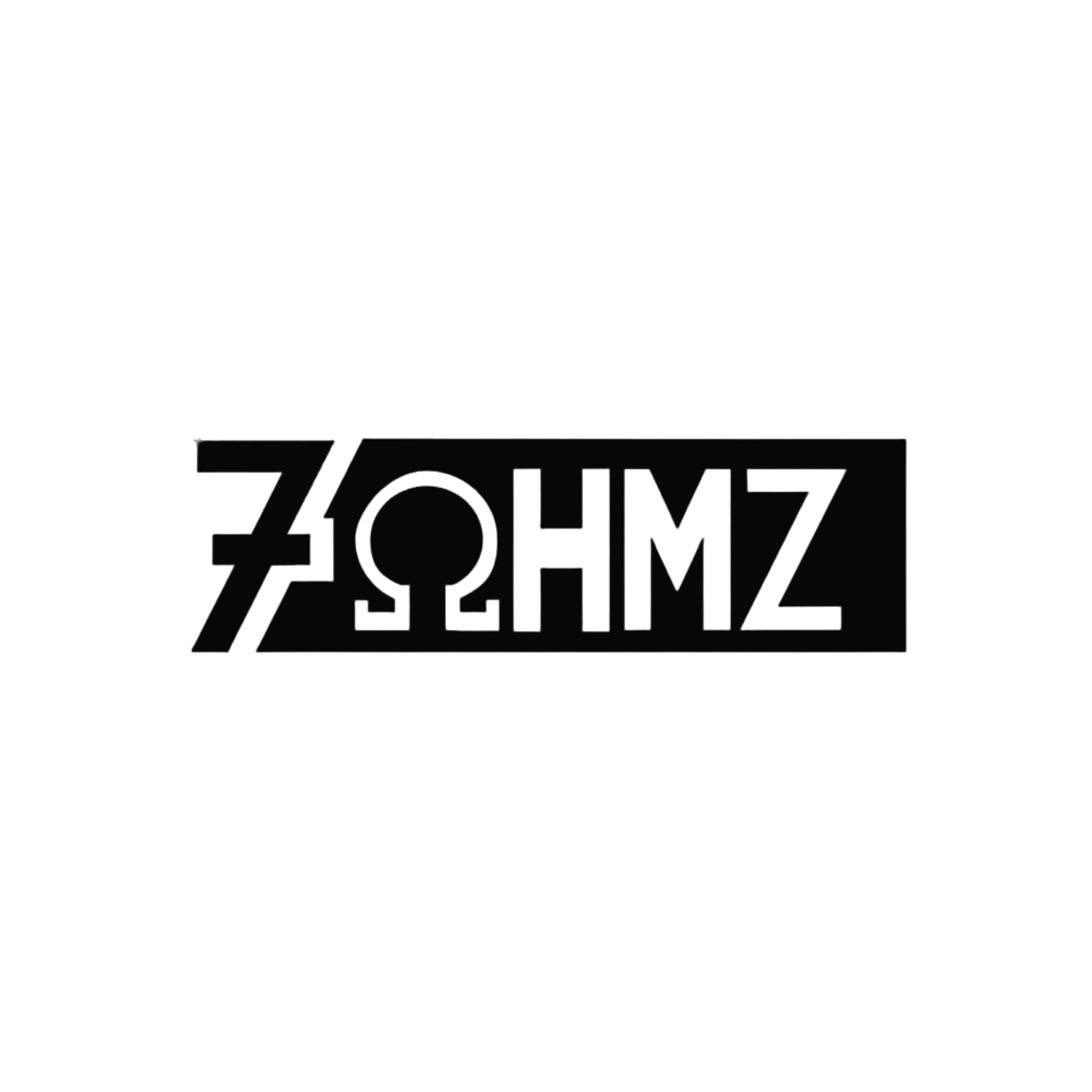 Logo of 70 OHMZ featuring stylized text in black and white.