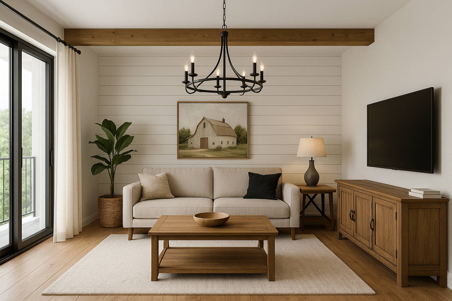  Modern Farmhouse Room Sample by Showhome Furniture