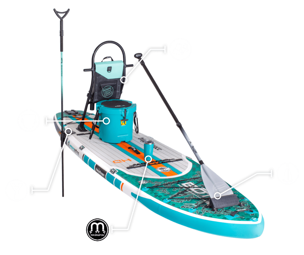 HD Aero 11'6 Bug Slinger™ Bonefish Inflatable Paddle Board
