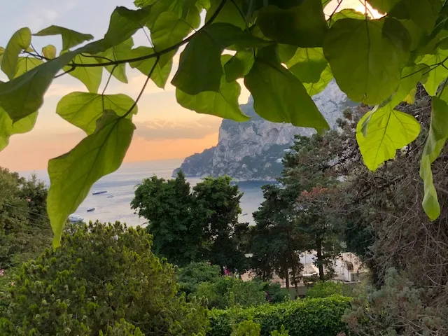 Hillside of Capri Italy