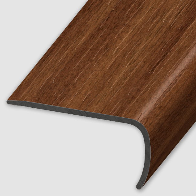 PVC VersaEdge Stair Nose in American Walnut