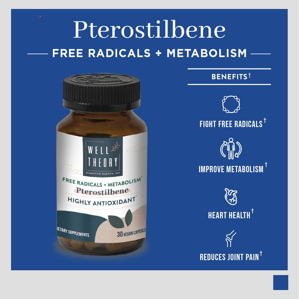 Pterostilbene: Free Radicals & Metabolism